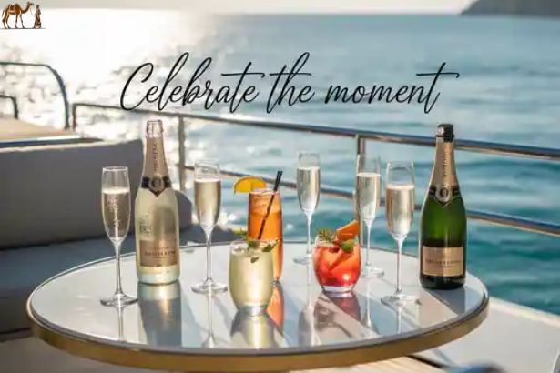 CHAMPAGNE & BEVERAGES at Yacht